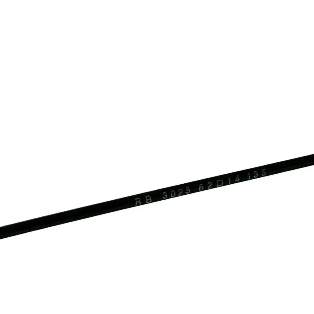 Ray-Ban RB3025 Aviator Large Metal 62-14-135 Black Sunglasses